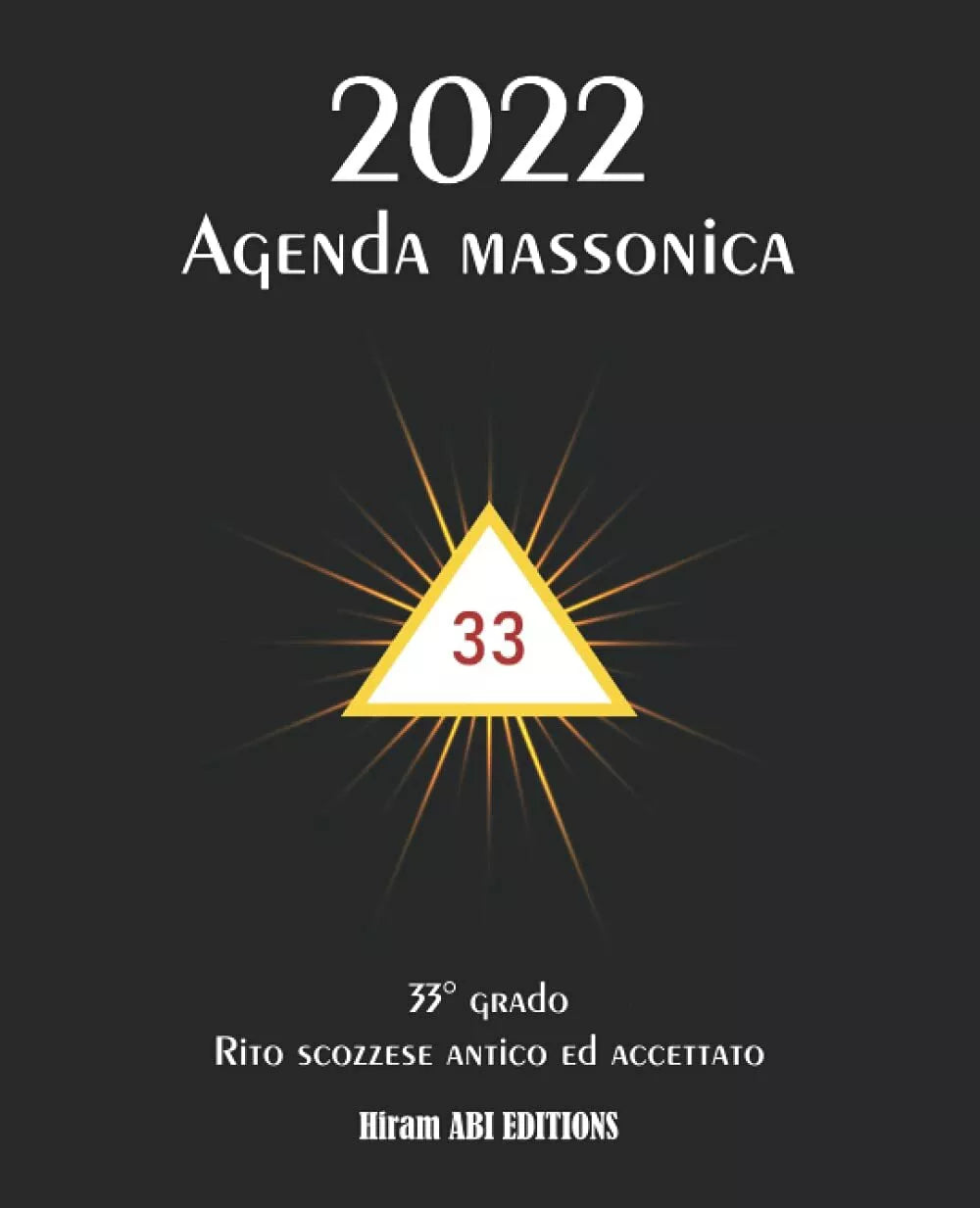Agenda Massonica Tema Speciale 33° Grado | Calendario - Settimanale - Pianificaz