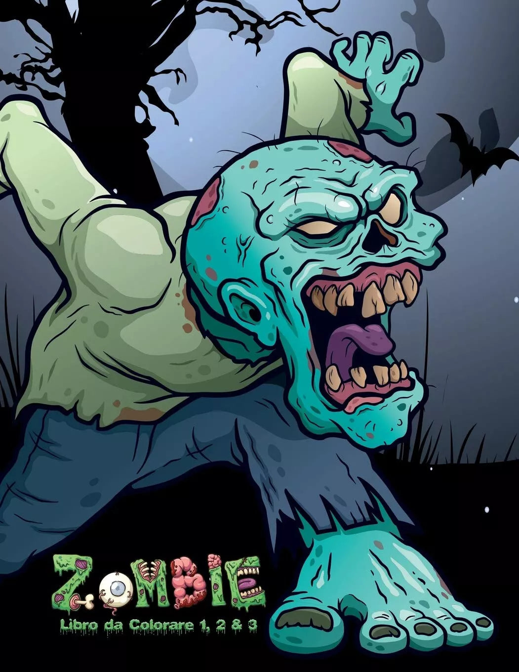 ZOMBIE LIBRO DA COLORARE 1