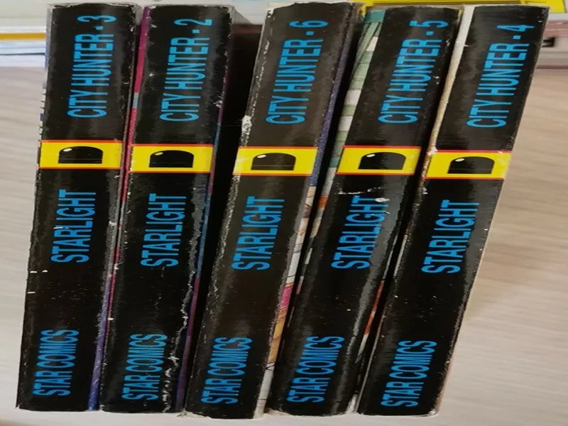 Cityhunter manga, voll. 3-6 di Tsukasa Hojo, 1996, Starlight, Star Com - ER