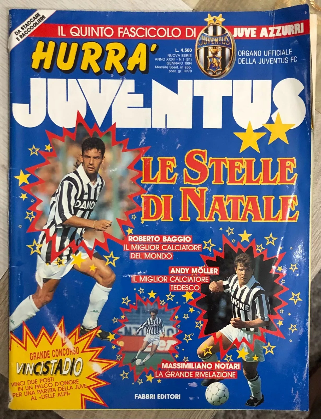 Hurr Juventus n 1 1994 di Juventus F c