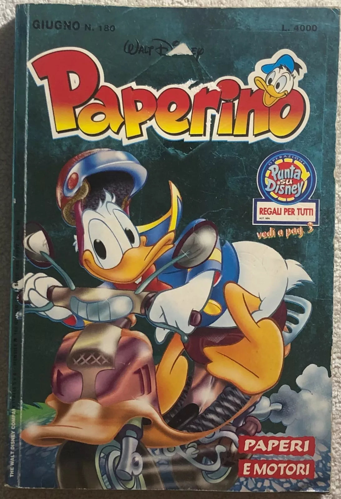 Paperino n. 180 di Aa.vv., 1995, Walt Disney