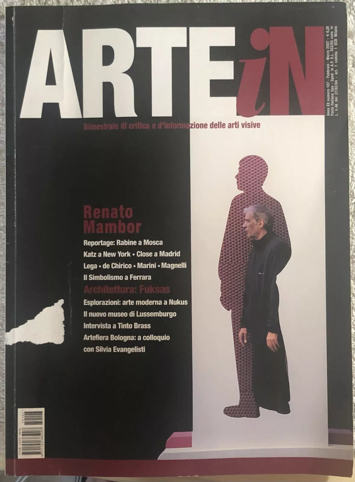 Arte in nr. 107 di Aa.vv., 2007, Edizioni D’Arte Europee
