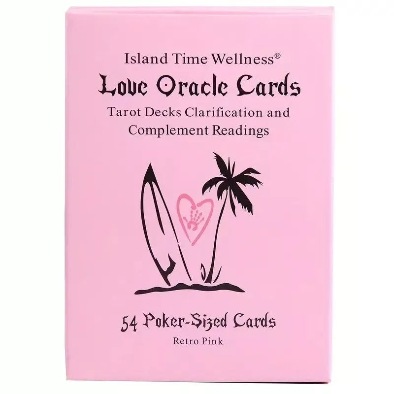 Love Oracle Cards Tarot Decks Clarification and Complement Readings 54 Poker