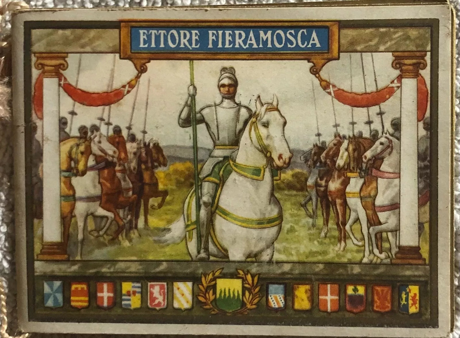 Calendarietto Ettore Fieramosca di Salone Munna Settimo, 1940, Graf. U. Mignan