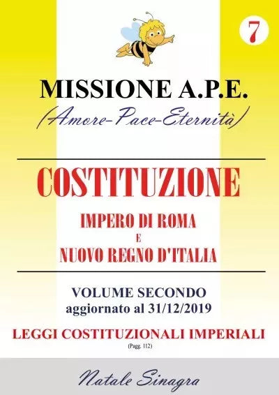 Pubblicazione Costituzione Impero di Roma e Regno d Italia