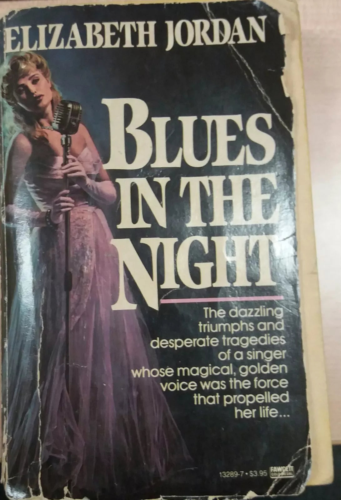 BLUES IN THE NIGHT - ELIZABETH JORDAN - FAWCETT GOLD MEDAL - 1987 -M