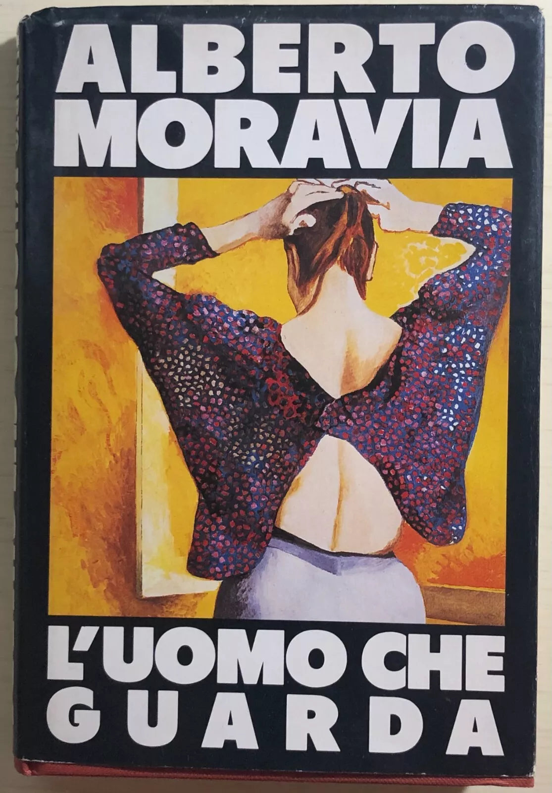 L’uomo che guarda di Alberto Moravia, 1985, Edizione Cde