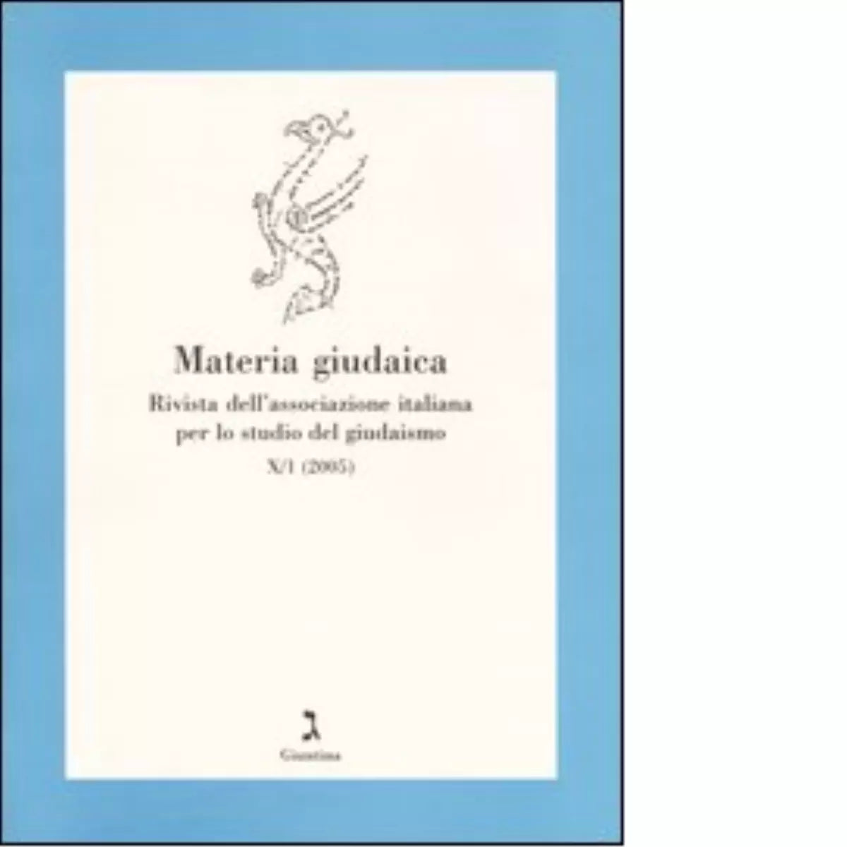 Materia giudaica vol 1 2005