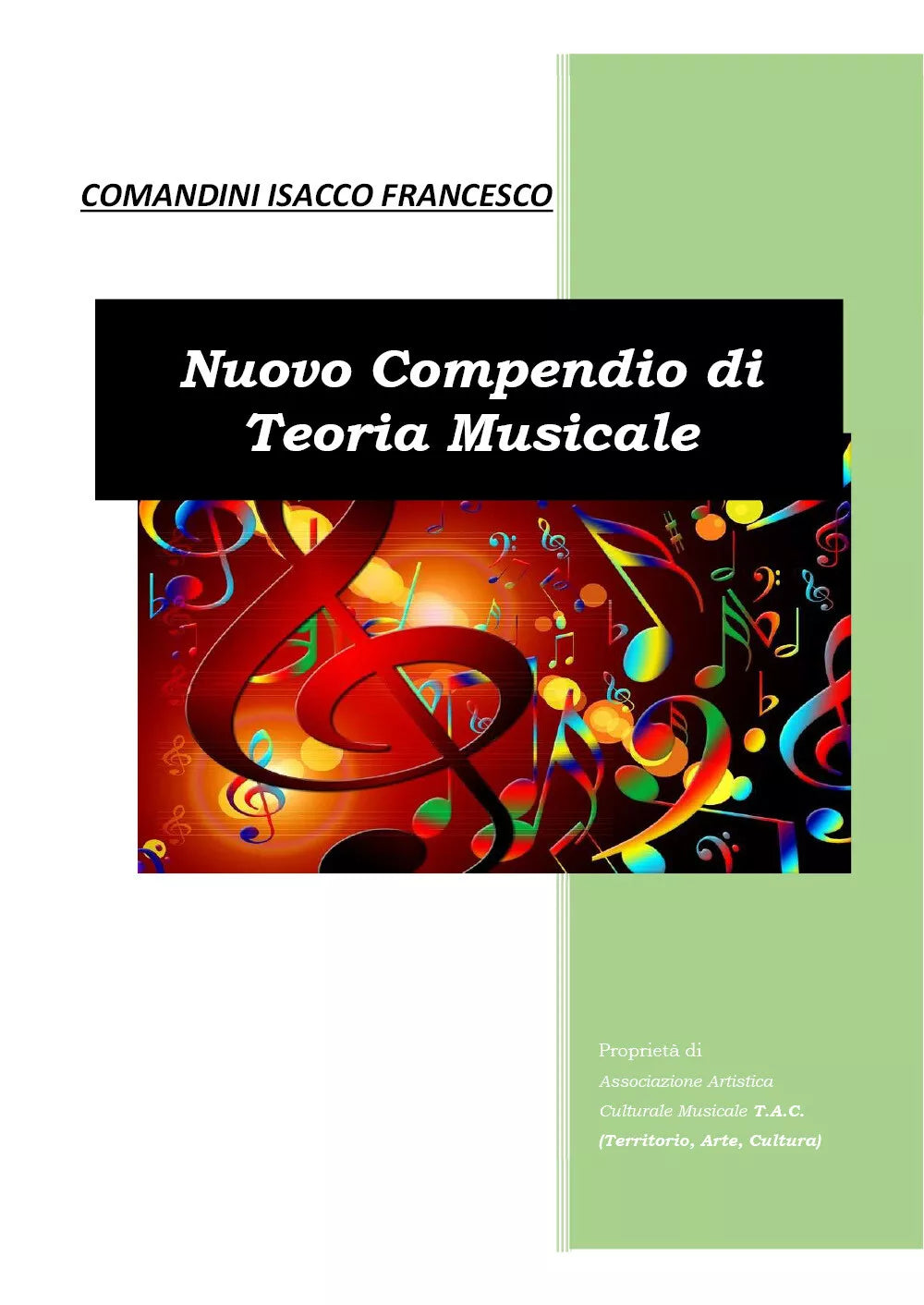 Nuovo compendio di teoria musicale di Isacco Francesco Comandini, 2020, Youcan