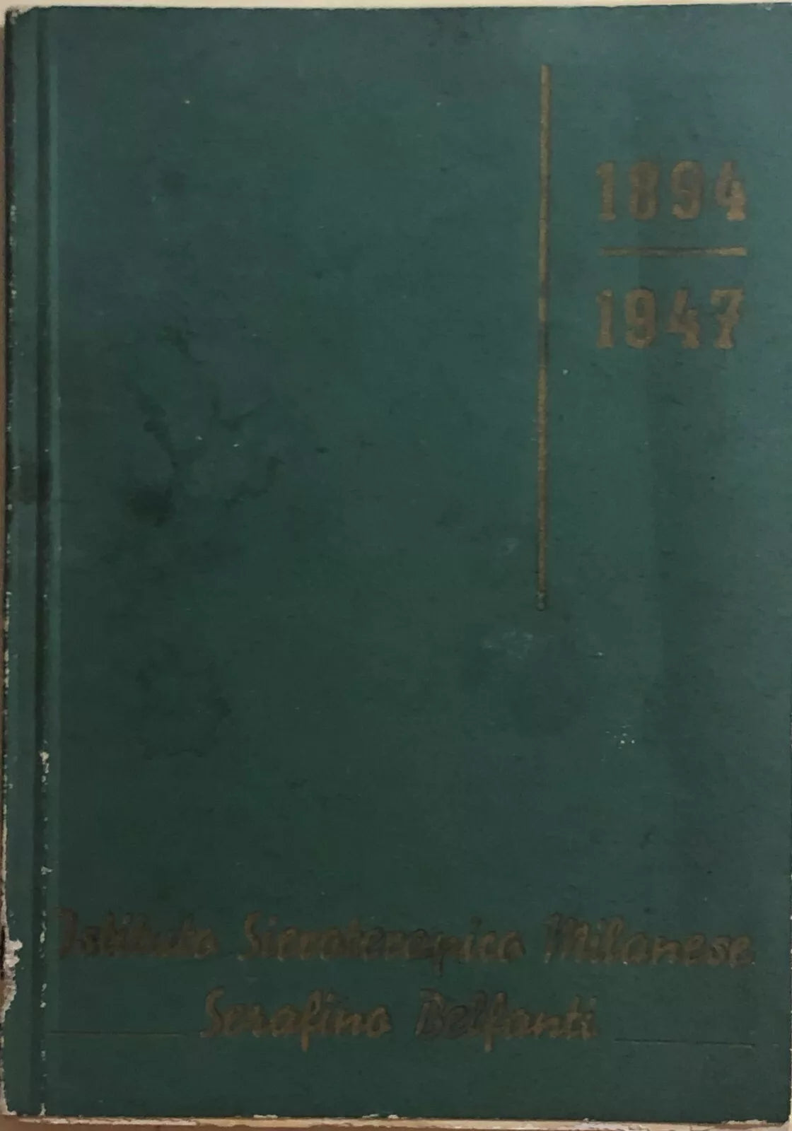 Prodotti ad uso umano 1894-1947 di Serafino Belfanti, 1947, Istituto Sierotecnic