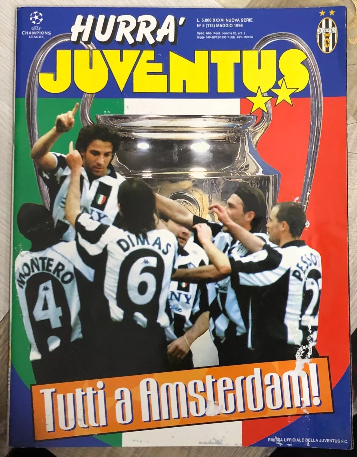 Hurr Juventus n 5 1998 di Aa vv