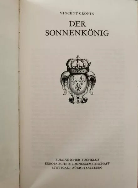 Der Sonnenkonig di Vincent Cronin, Europaischer Buchklub - ER