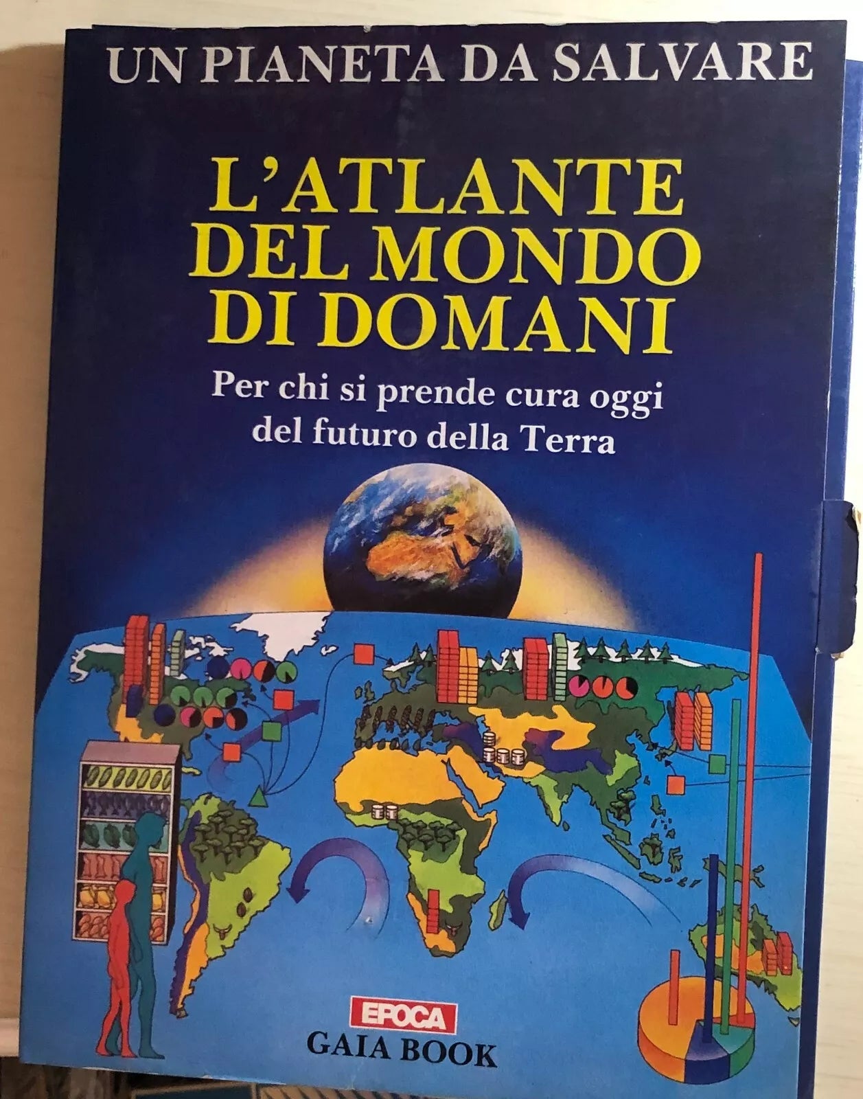 L’atlante del mondo di domani 5 volumetti di Gaia Book, 1986, Epoca