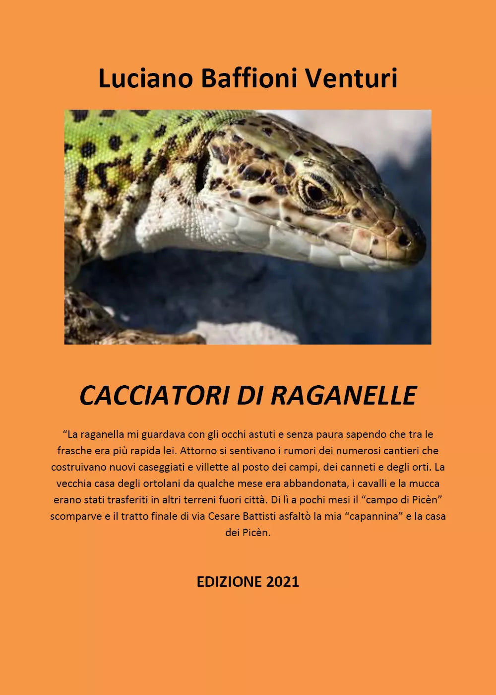 Cacciatori di raganelle di Luciano Baffioni Venturi, 2021, Youcanprint