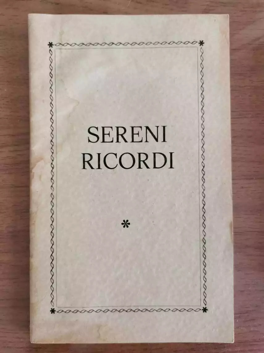 Sereni ricordi - AA. VV. - 1970 - AR