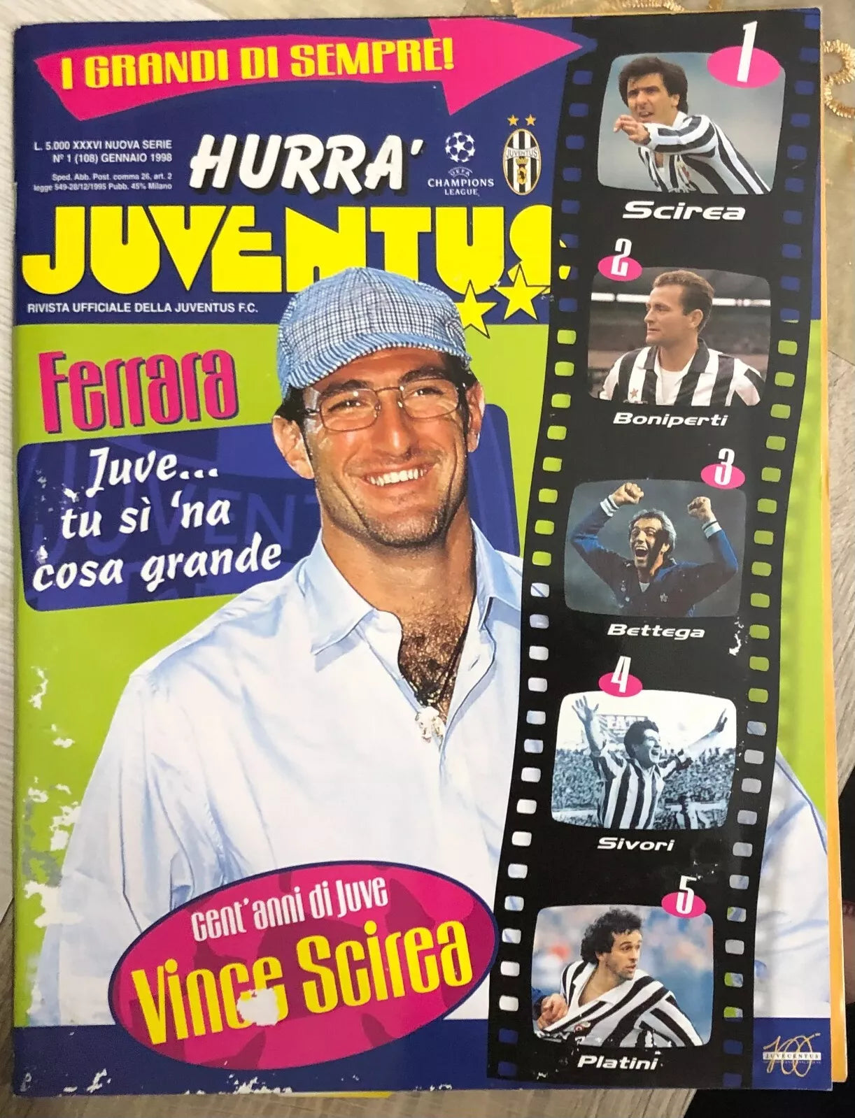 Hurr Juventus n 1 1998 di Aa vv
