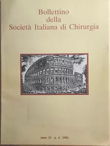 Bollettino della Societa Italiana di Chirurgia n.4 1992 di Aa.vv., 1992, Sic