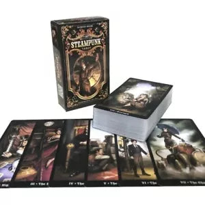 The Steampunk Tarot Illustrated by Aly Fell di Barbara Moore