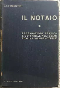 Il notaio di L. E I. Visentini, 1932, Hoepli