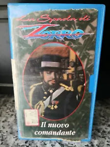 La spada di Zorro il nuovo comandante - vhs - 1996 - hobby e work -F