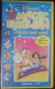 Magic English N°1 - AA.VV. - De Agostini Junior,1996 - VHS - A