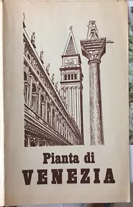 Pianta di Venezia vintage anni 60 autore sconosciuto di Aa vv