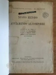 Nuovo metodo di avviamento al comporre - AA. VV. - SEI - 1936 - AR