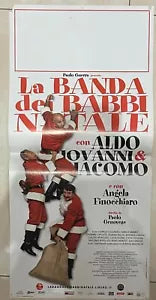 Poster locandina La banda dei Babbi Natale 35x70 ORIGINALE da cinema di Paolo Ge
