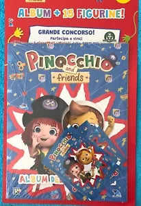 Pinocchio Friends Album 15 figurine di Tridimensional S r l