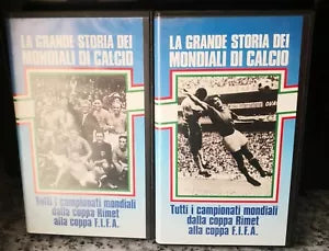 La grande storia dei mondiali di calcio 1 , 2 Vhs - anni 70 Univideo -F