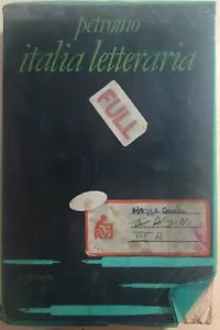 Italia Letteraria di Giuseppe Petronio, 1988, Palumbo Editore