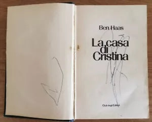 La casa di Cristina - B. Haas - Club degli editori - 1979 - AR
