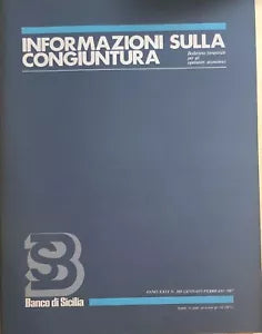 Informazioni sulla congiuntura, n.368 di Aa.vv., 1987, Banco Di Sicilia