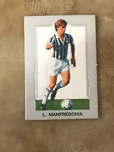 Figurina fustellata L Manfredonia Juventus sorpresa patatine anni 80 di Aa vv