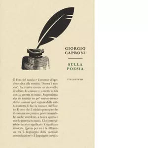 Sulla poesia di Giorgio Caproni
