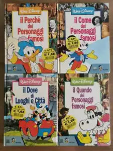 Lotto 4 libri I libri dei perche - AA. VV. - Giunti - 1990 - AR