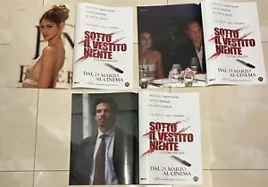 Set di 4 poster locandine Sotto il vestito niente