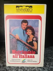 Matrimonio all Italiana - vhs - 1964 Vivivideo -F