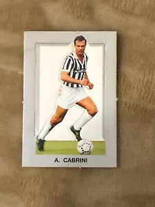 Figurina fustellata A Cabrini Juventus sorpresa patatine anni 80 di Aa vv