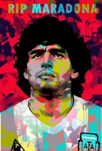 Football World Championship - Diego Maradona - 2021 - Opera d’arte