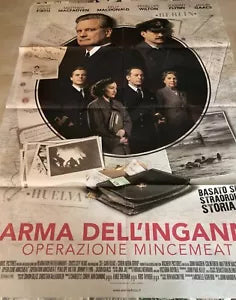 Poster locandina L arma dell inganno Operazione Mincemeat 100x140 cm ORIGINALE d