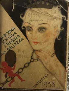Calendarietto La donna schiava e regina della bellezza di Aa.vv., 1938, Cantel