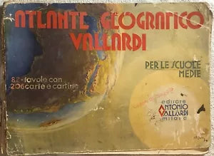 Atlante geografico Vallardi per le scuole medie di Aa.vv., Editore Antonio Vall