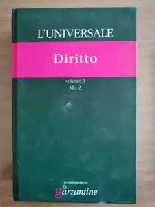 L universale Diritto vol. II M-Z - Garzanti - 2004 - AR
