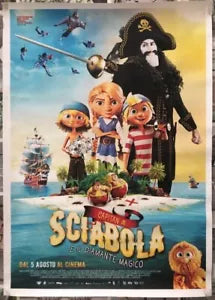 Poster locandina Capitan Sciabola e il diamante magico 45x32 cm ORIGINALE da cin