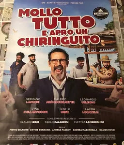 Poster locandina Mollo tutto e apro un chiringuito 100x70 cm ORIGINALE da cinema