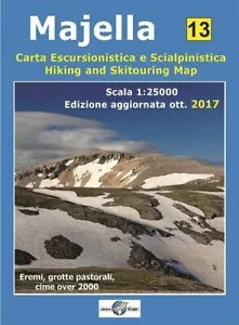 Majella Carta escursionistica e scialpinistica 1