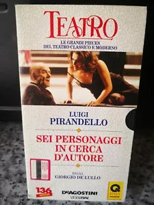 SEI PERSONAGGI IN CERCA D AUTORE - vhs - 1993 - DeAgostini -F