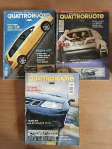 Rivista Quattroruote annata 2002 3 volumi - Editoriale Domus - 2002 - AR