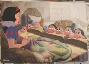 Puzzle bifronte Biancaneve e i sette nani Il libro della giungla Magiche storie